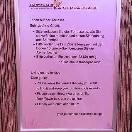 Gaestehaus Kaiserpassage- Ihr Cityhostel 旅馆