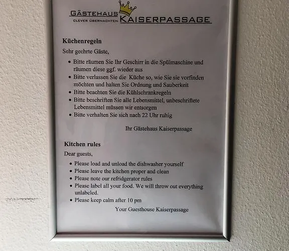 Gaestehaus Kaiserpassage- Ihr Cityhostel 旅馆